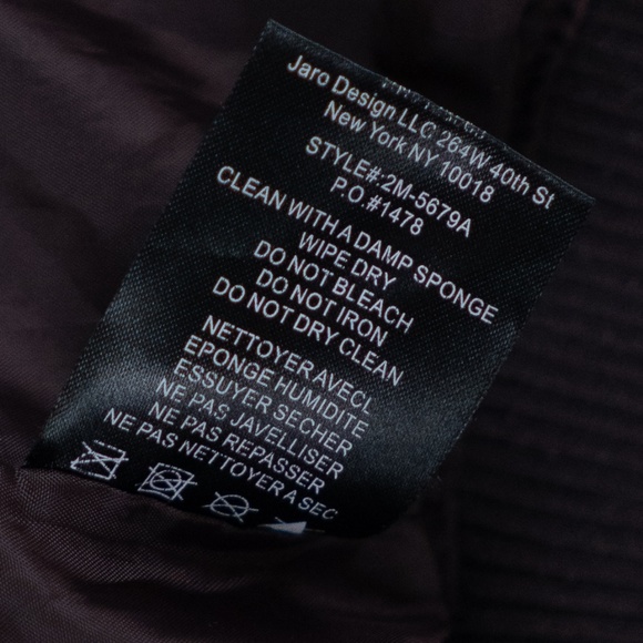 Members Only Red Faux Leather Biker L Jacket - Picture 7 of 8